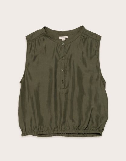 washable silk bubble tank