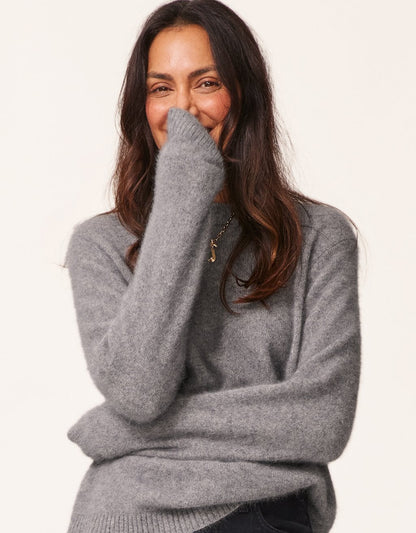 cozy crewneck sweater