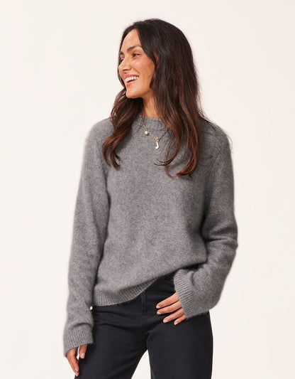 cozy crewneck sweater