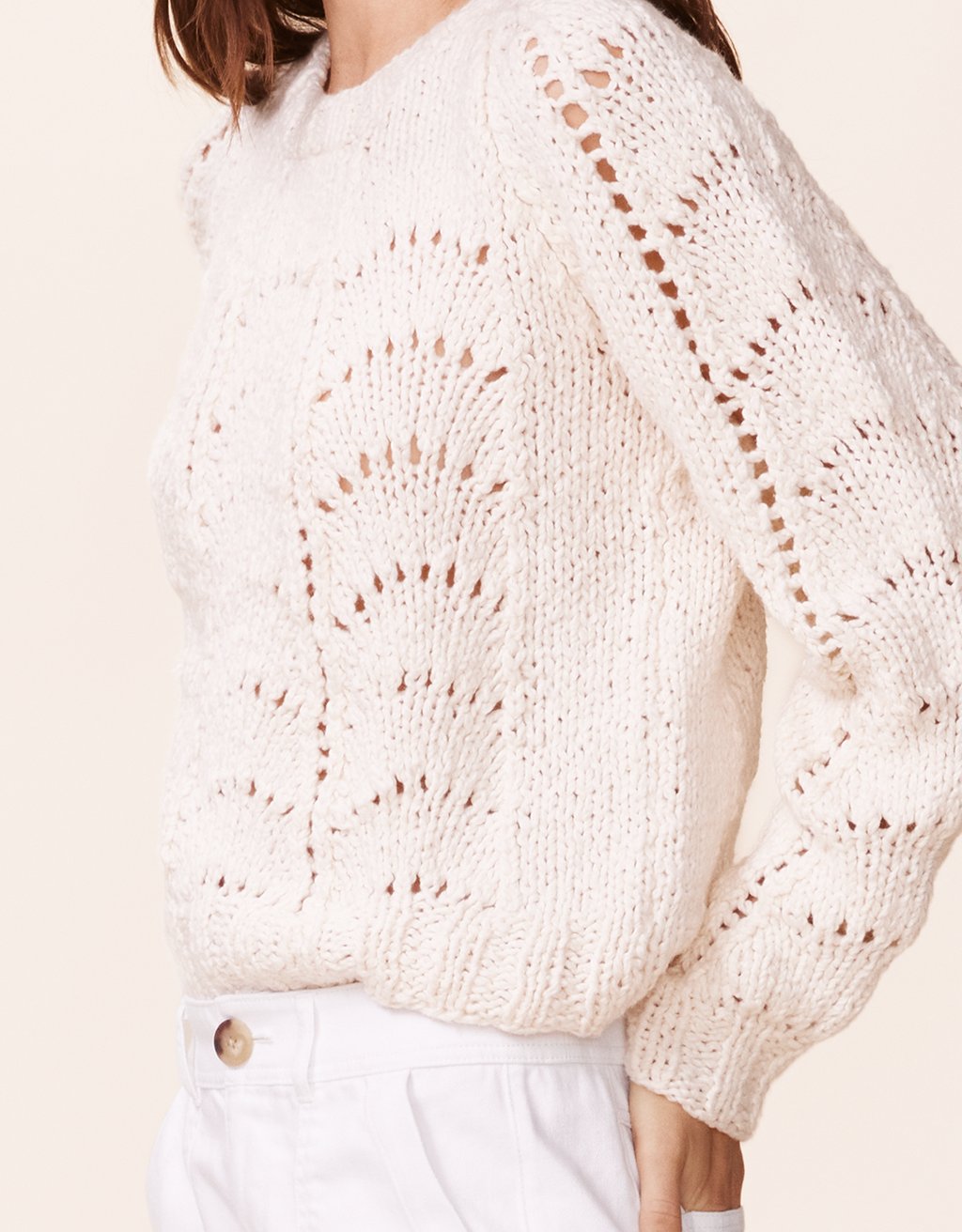 cotton dolman sweater