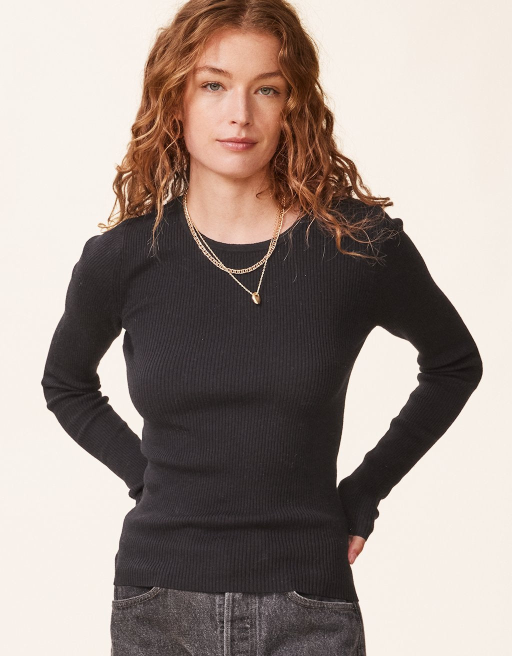 Fine Gauge Crewneck Sweater