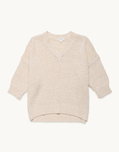 boxy cotton sweater