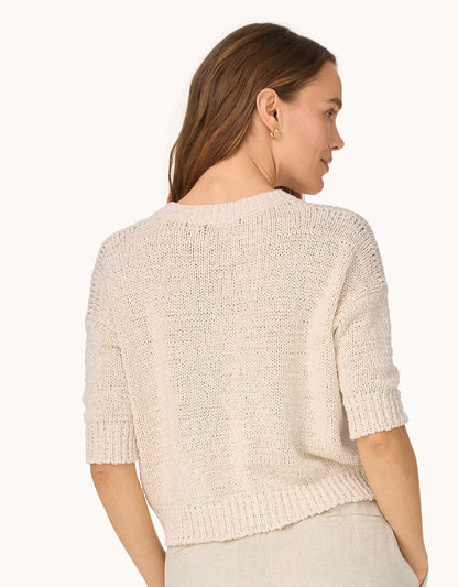 boxy cotton sweater