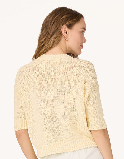 boxy cotton sweater
