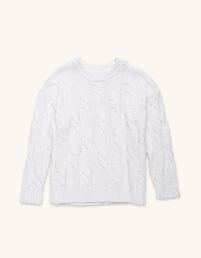hamptons cable crewneck