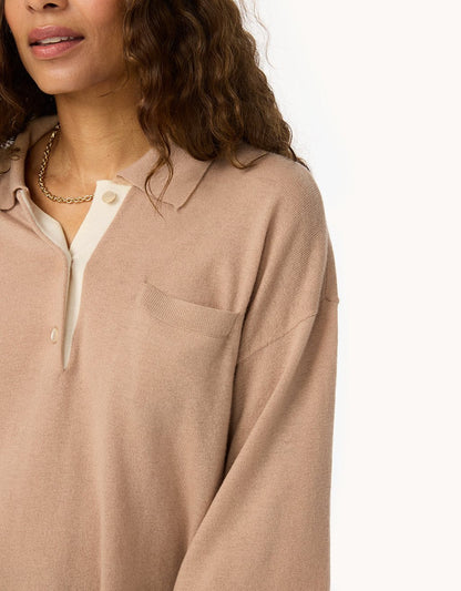 Merino Wool Short Sleeve Polo