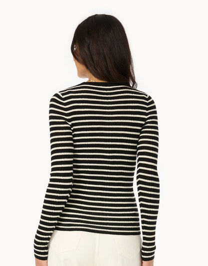 Merino Wool Crewneck Top