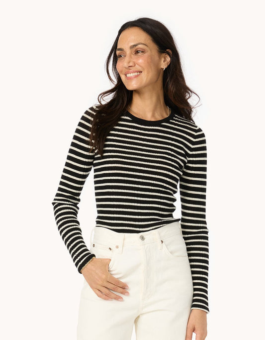 Merino Wool Crewneck Top