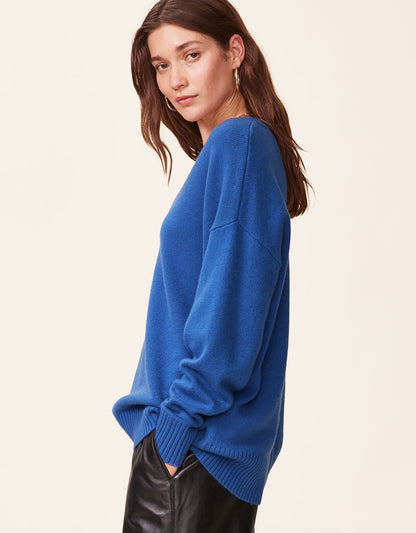 cashmere v neck pullover sweater
