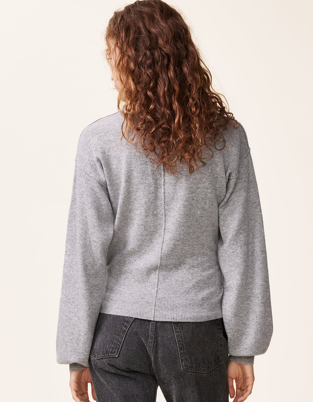 cashmere tie waist sweater