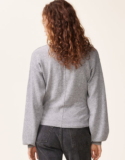 cashmere tie waist sweater