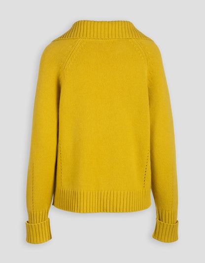 cashmere polo sweater
