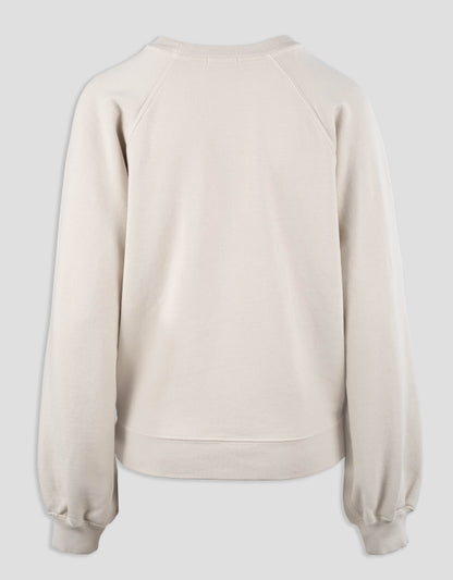 raglan crewneck sweatshirt