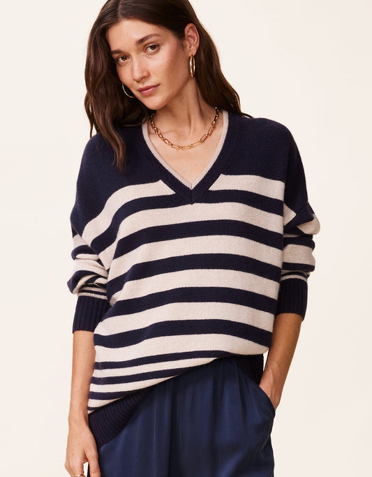 cashmere v neck pullover sweater