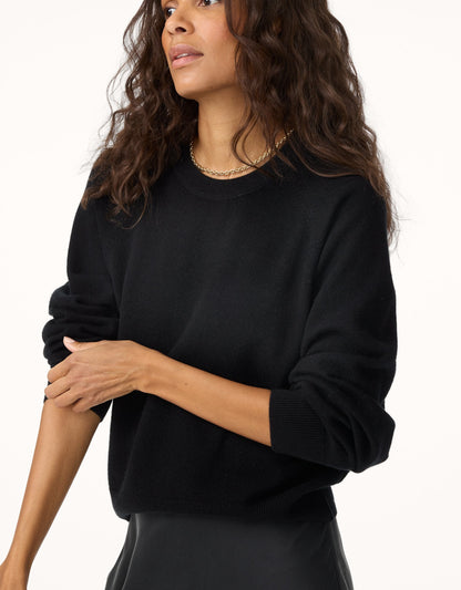 Everyday-Weight Cashmere Raglan Sweater