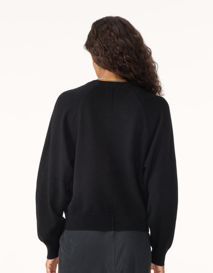 Everyday-Weight Cashmere Raglan Sweater