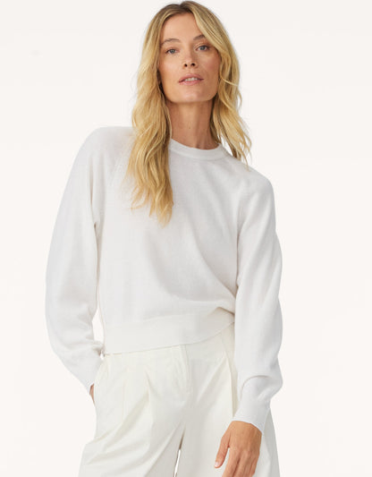 Everyday-Weight Cashmere Raglan Sweater