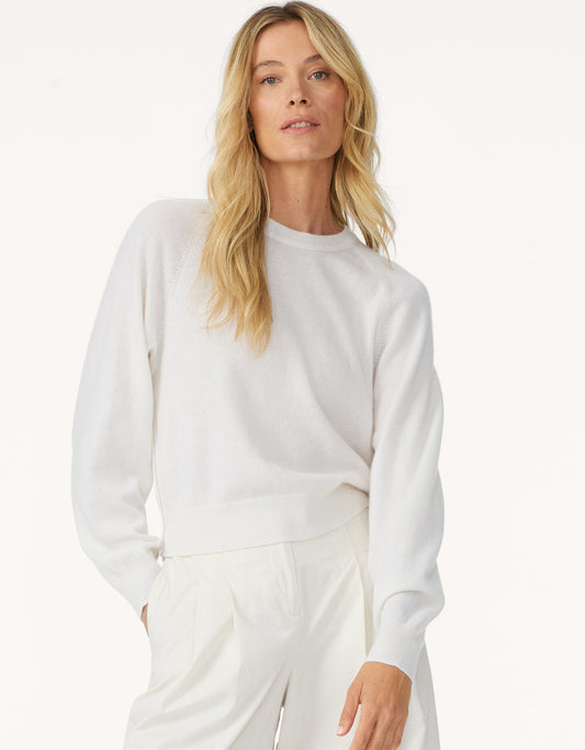 Everyday-Weight Cashmere Raglan Sweater