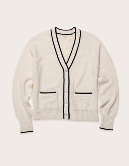 cashmere jersey cardigan