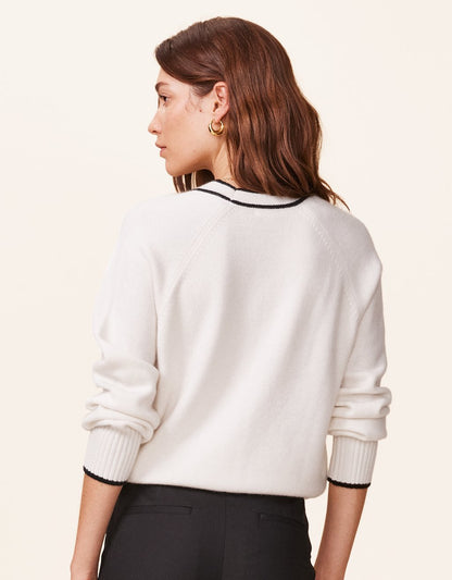 cashmere jersey cardigan