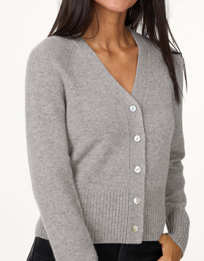 cashmere jersey cardigan
