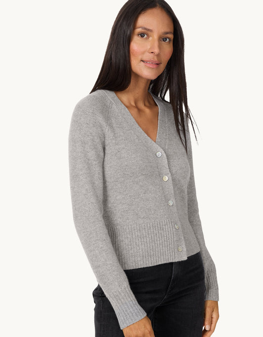 cashmere jersey cardigan