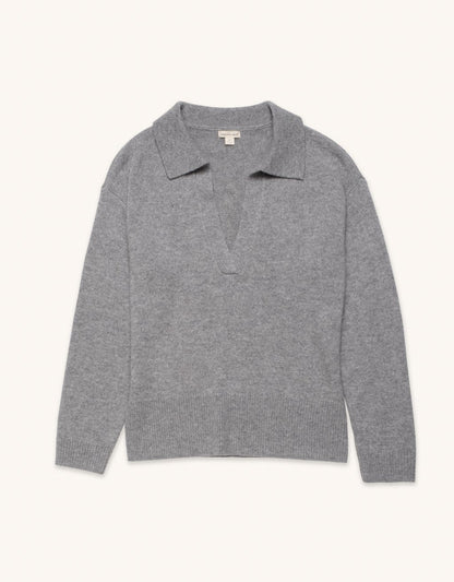 cashmere polo sweater