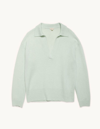 cashmere polo sweater