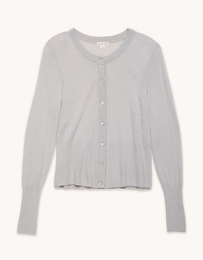 featherweight cashmere cardigan