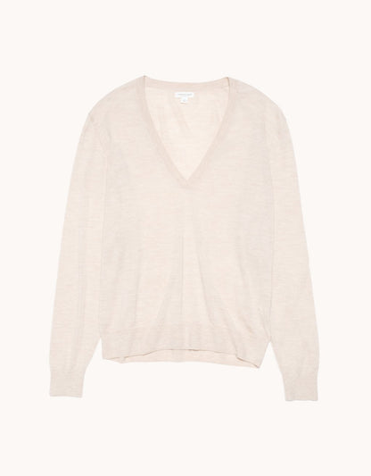 Whisper-Weight Cashmere V-Neck Sweater