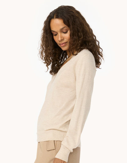 Whisper-Weight Cashmere V-Neck Sweater