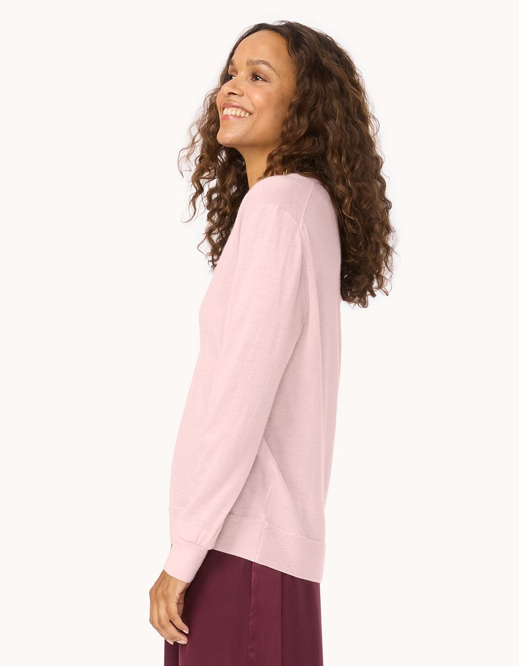 Whisper-Weight Cashmere V-Neck Sweater