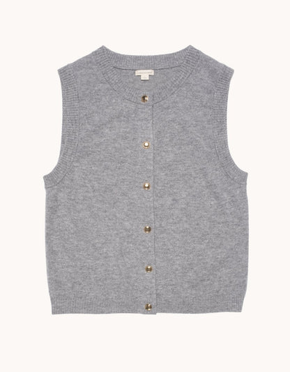 Everyday-Weight Cashmere Sweater Vest