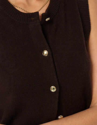 Everyday-Weight Cashmere Sweater Vest