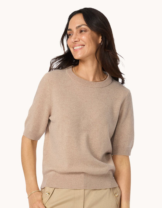 Everyday-Weight Cashmere Tee