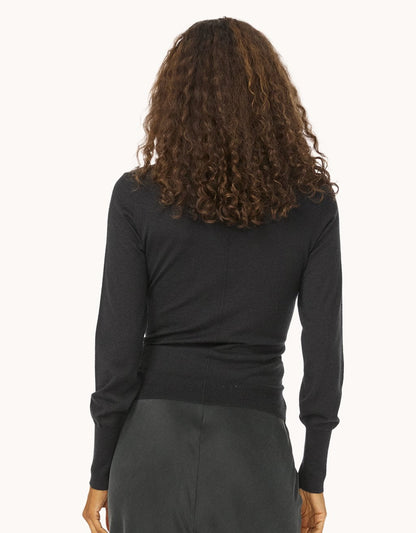 Whisper-Weight Cashmere Tie Waist Sweater