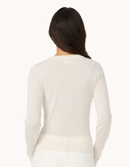 Whisper-Weight Cashmere Tie Waist Sweater