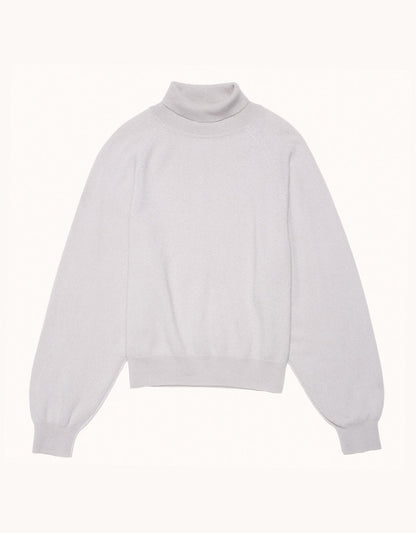 Everyday-Weight Cashmere Raglan Turtleneck