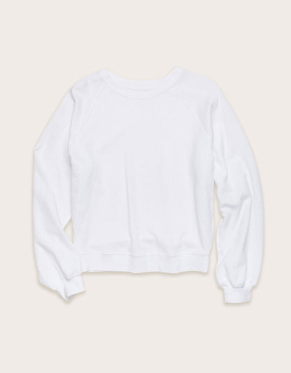 raglan crewneck sweatshirt