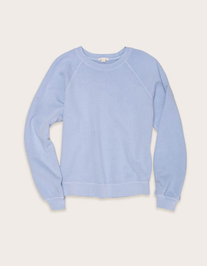 raglan french terry crewneck sweatshirt