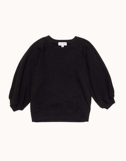 French Terry Puff Sleeve Sweatshirt