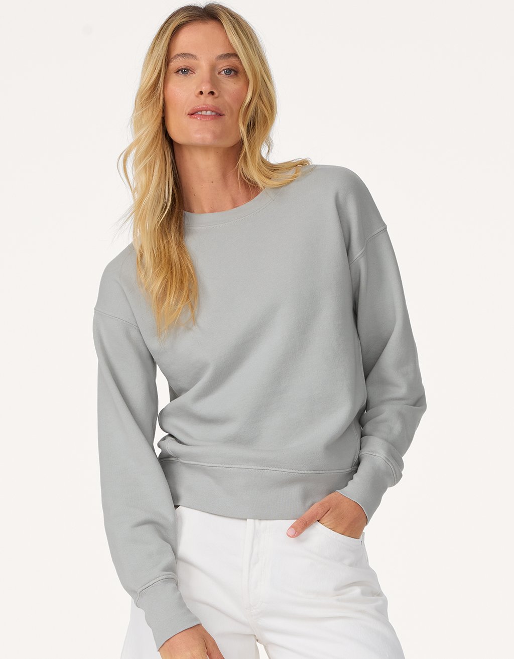 cotton crewneck sweatshirt