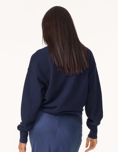 cotton crewneck sweatshirt