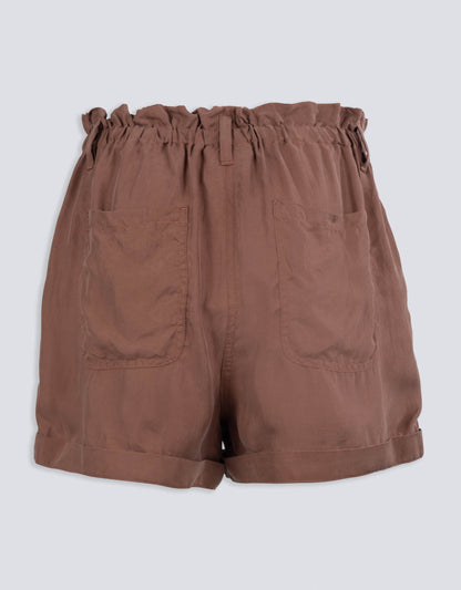 silk paperbag waist short