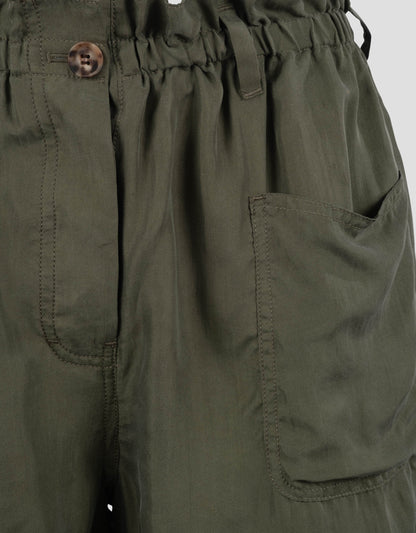 silk paperbag waist short