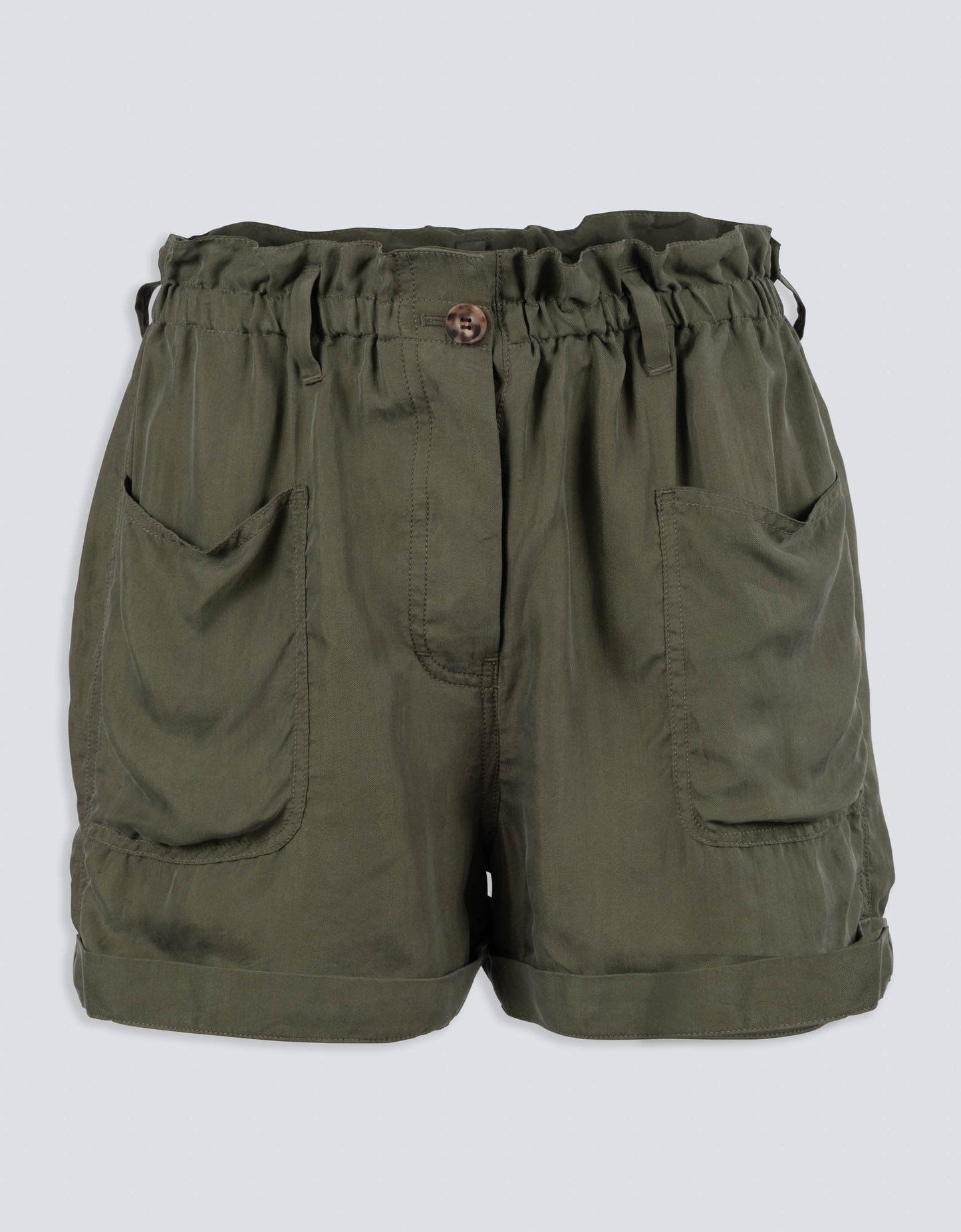 silk paperbag waist short