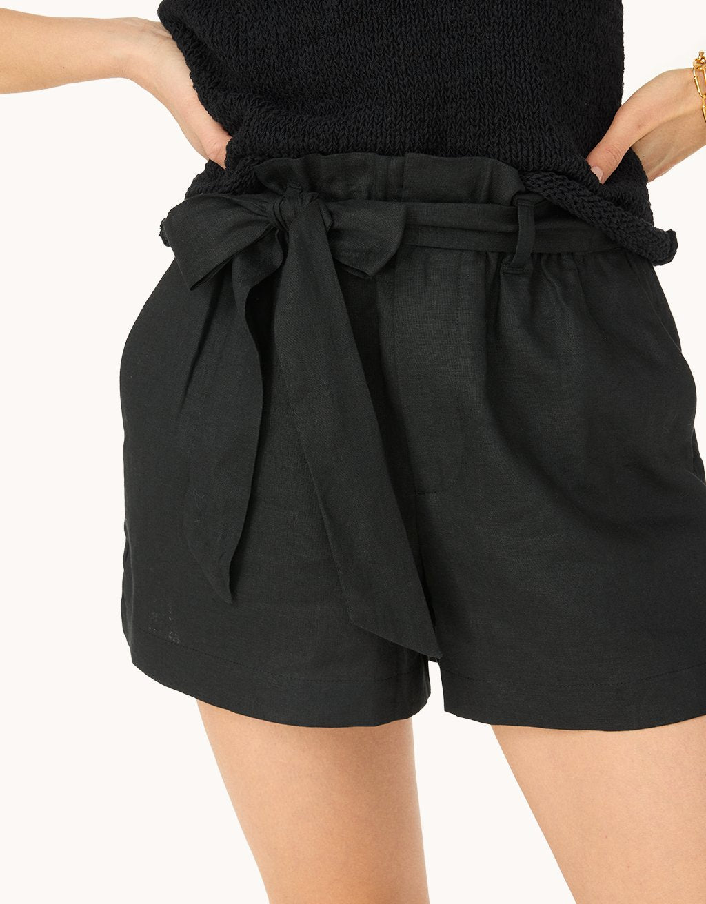 linen paperbag short