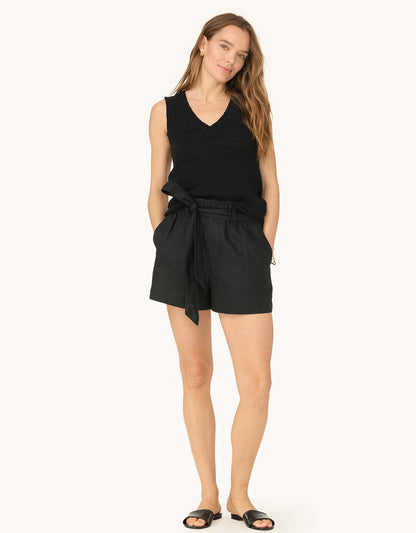linen paperbag short