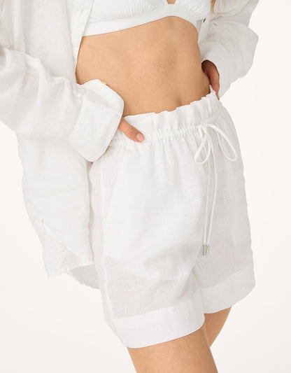 linen beach short