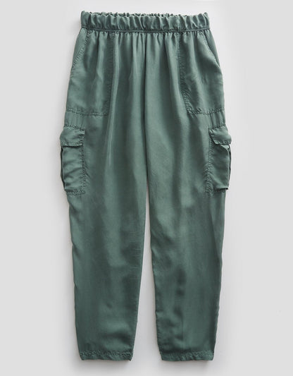 washable silk cargo pant